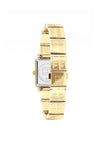 Tommy Hilfiger Womens Monogram Square Face Watch, Gold