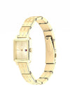 Tommy Hilfiger Womens Monogram Square Face Watch, Gold