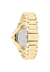 Tommy Hilfiger Womens Floral Outline Face Watch, Gold