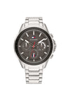 Tommy Hilfiger Mens Multifunction Face Analogue Watch, Silver