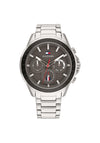 Tommy Hilfiger Mens Multifunction Face Analogue Watch, Silver