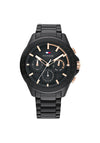 Tommy Hilfiger Stainless Steel Black & Rose Gold Watch