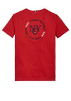 Tommy Hilfiger Boys NYC T-Shirt, Deep Crimson