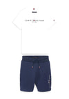 Tommy Hilfiger Boys T-Shirt and Shorts, White