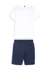 Tommy Hilfiger Boys T-Shirt and Shorts, White