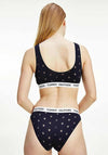 Tommy Hilfiger Womens Star Burnout Brief, Navy
