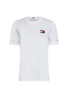 Tommy Hilfiger Womens Embroidered Motion Flag T-Shirt, White