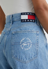Tommy Jeans Betsy Loose Leg Jeans, Light Blue