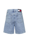 Tommy Jeans Betsy Bermuda Denim Shorts, Light Blue