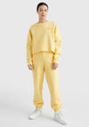 Tommy Jeans Womens Signature Cropped Sweatshirt, Soleil