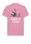 Tommy Jeans Womens Take It Easy T-Shirt, Fresh Pink