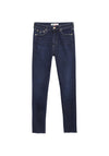 Tommy Jeans Sylvia High Rise Super Skinny Ankle Grazer Jeans, Dark Blue Denim