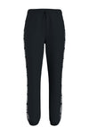 Tommy Jeans Womens Relaxed Tape Trim Joggers, Black