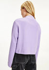Tommy Jeans Womens Relaxed Sweater, Violet