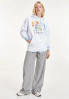Tommy Jeans Womens Tie Dye Graphic Hoodie, White