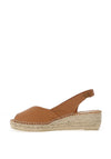 Toni Pons Bernia Leather Espadrille Wedge Sandals, Tan
