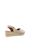 Toni Pons Bernia Leather Espadrille Wedge Sandals, Gold