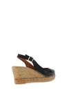 Toni Pons Croacia Leather Wedge Sandals, Black