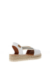Toni Pons Estel Leather Espadrille Sandals, White