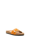 Millie & Co. Buckle Slip on Sandals, Orange