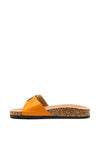 Millie & Co. Buckle Slip on Sandals, Orange