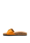 Millie & Co. Buckle Slip on Sandals, Orange