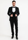 Torre Grissom Three Piece Rental Tuxedo, Black