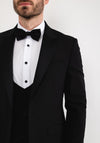 Torre Grissom Three Piece Rental Tuxedo, Black