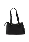 Zen Collection Buckle Shoulder Bag, Black