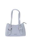Zen Collection Buckle Shoulder Bag, Blue