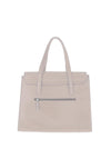 Zen Collection Faux Croc Print Medium Satchel, Beige