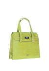 Zen Collection Faux Croc Print Medium Satchel, Lime