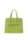 Zen Collection Faux Croc Print Medium Satchel, Lime