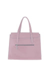 Zen Collection Faux Croc Print Medium Satchel, Pink