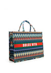 Zen Collection Tropical Print Shopped Bag, Multi
