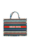 Zen Collection Tropical Print Shopped Bag, Multi