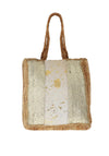The Serafina Collection Metallic Woven Tote Bag, Gold