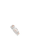 Trinity Knots & S/rocks Rose Gold & Silver Ring 8