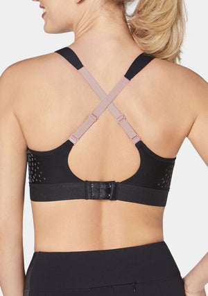 Triumph Triaction Control Lite Wired Sports Bra, Black