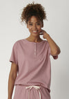 Triumph Mix and Match Short Sleeve Pyjama Top, Pink