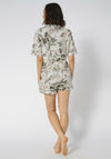 Triumph Boyfriend Pyjama Shorts Set, Green Multi
