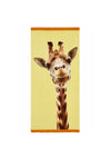 Catherine Lansfield Giraffe Beach Towel, Yellow