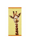 Catherine Lansfield Giraffe Beach Towel, Yellow