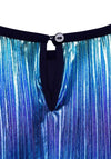 Billieblush Metallic Long Sleeve Tier Dress, Multi