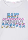 Billieblush Best Friends Forever T-Shirt, Cream