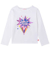 Billieblush Girls Team T-Shirt, Cream