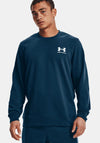 Under Armour Rival Terry Crew Neck Sweater, Blue