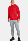 Under Armour Mens Rival Fleece Hoodie, Red