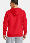 Under Armour Mens Rival Fleece Hoodie, Red
