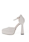 Una Healy Heart Like Mine Platform Heeled Shoe, Sere Grey